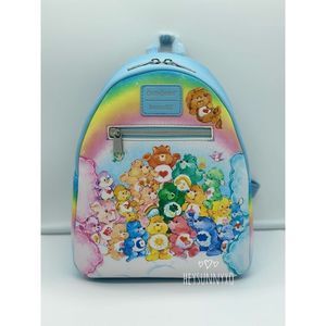 Loungefly Care Bears Vintage Rainbow Mini Backpack